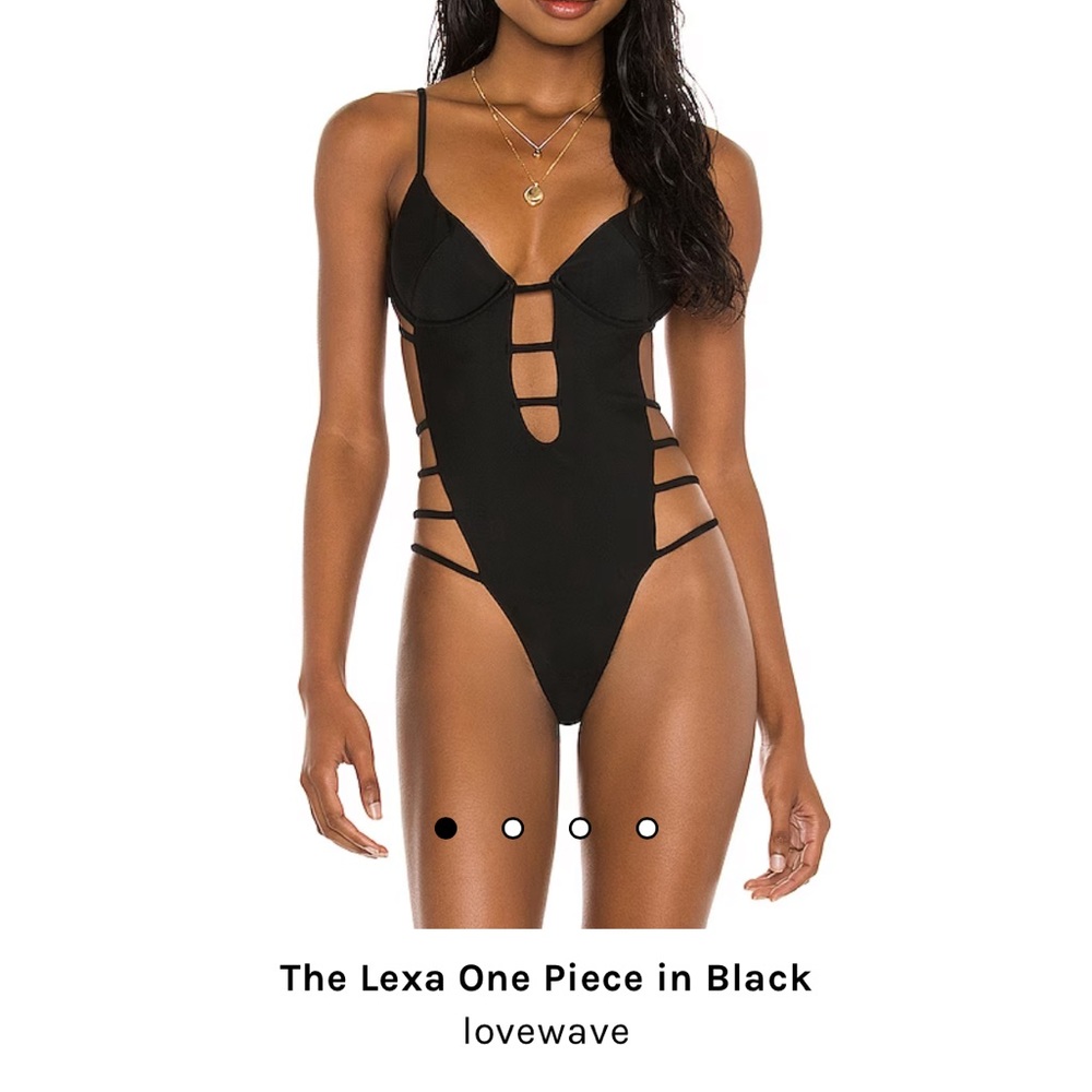 The Lexa One Piece in Black XS by LOVEWAVE from revolve NWT!! new with tags